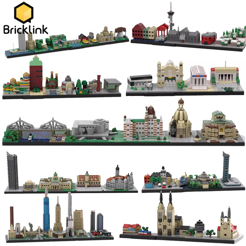 Lego Set Creator - Bricklink MOC City Skyline arsitektur set