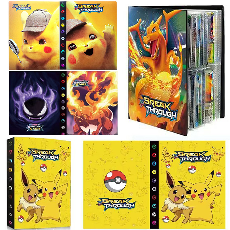 Pokemon Binder Card - 240 buah Album Kartu Kartun Pokemon