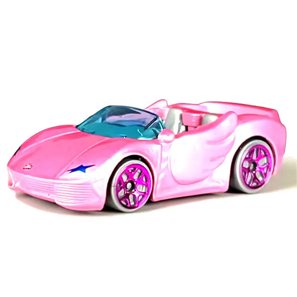 Hot Wheels Car Track Sets - Hot Wheels Pink Barbie Ekstra-anak Model