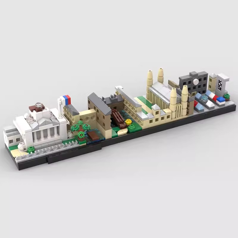 Bricklink MOC City Skyline ars - Lego Set Creator ulasan dan harga