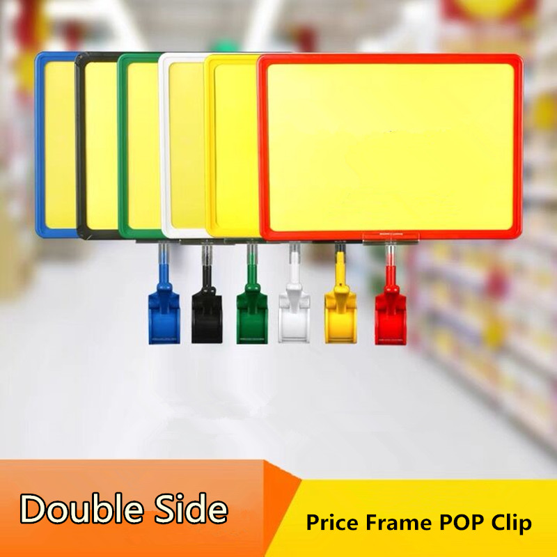 5 Buah A4 Tahan Air Label Rak  - Pop Display Shelf ulasan dan harga