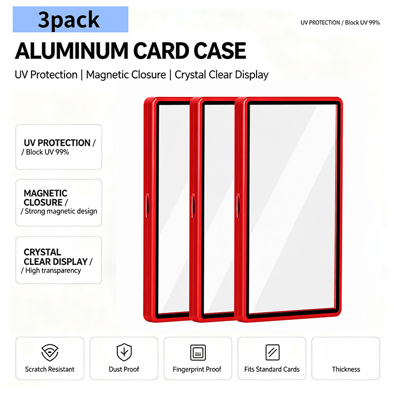 3 buah Kotak Kartu Magnetik PS - Graded Card Display ulasan dan harga
